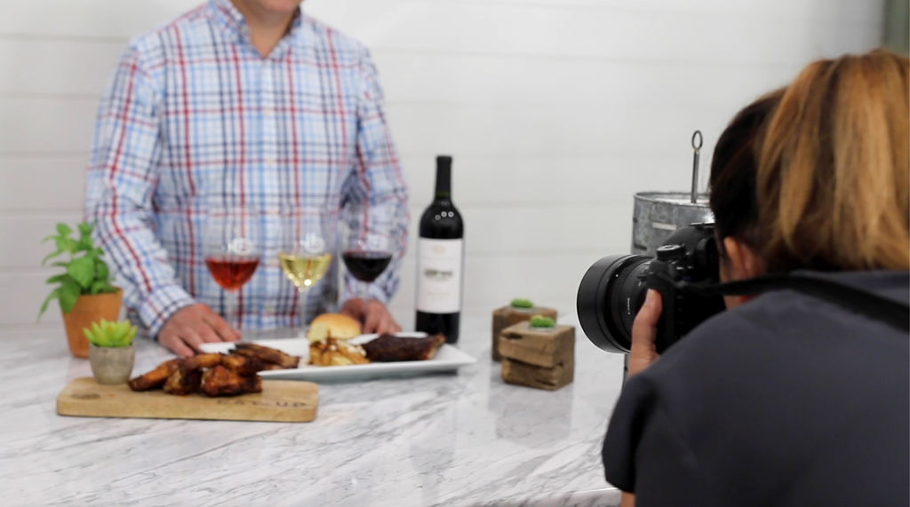 food and wine photographer